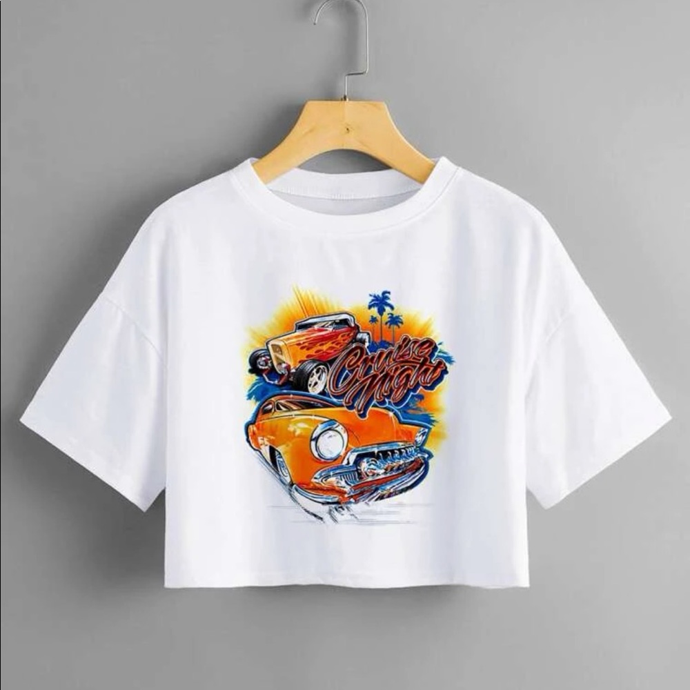 Graphic Crop Tee
